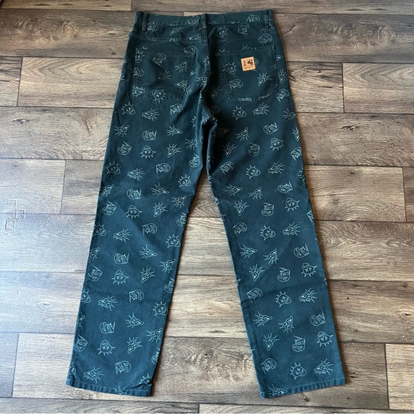 Carhartt WIP x Stray Rats Smith Canvas Pants Duck Blue Size 32x32 NEW - Picture 6 of 8